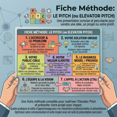 Fiche méthode 8 : L'elevator Pitch